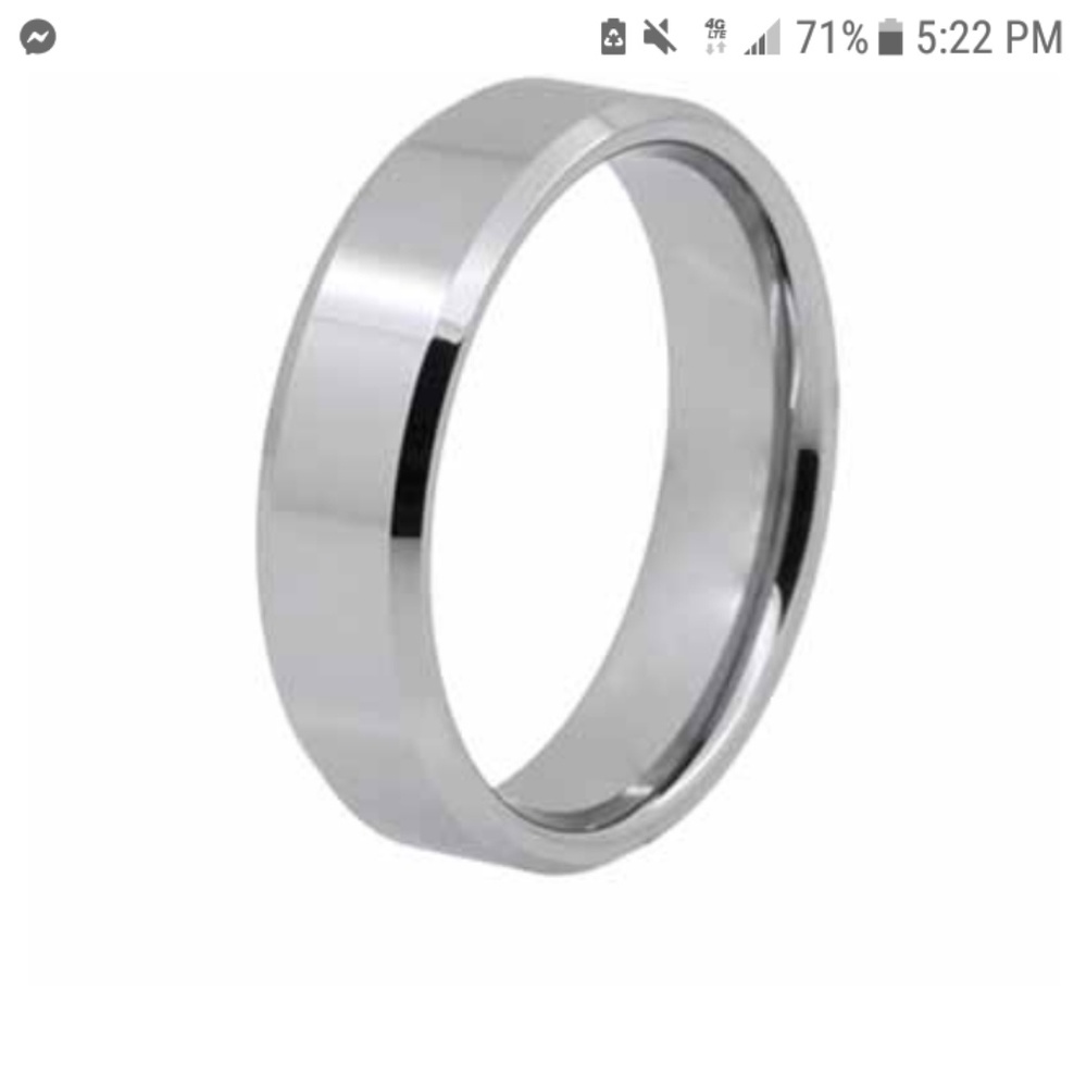 Size 9 men's tungsten ring